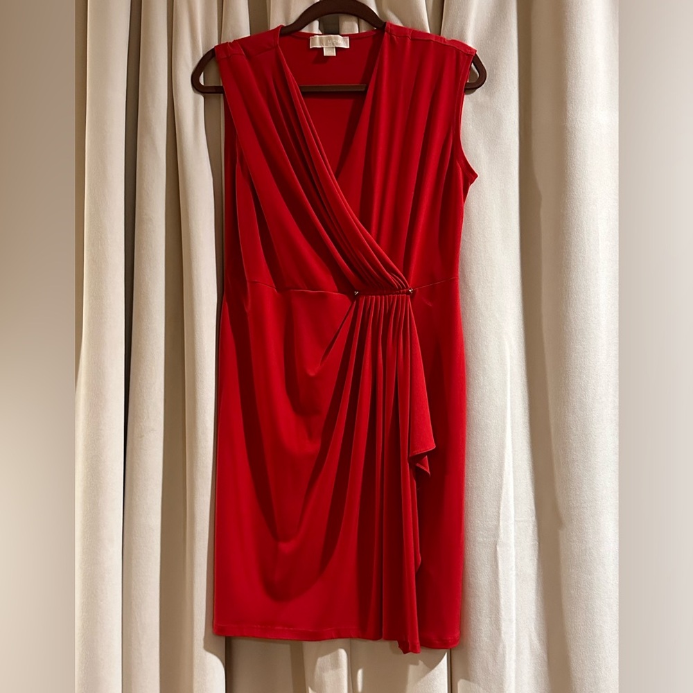 Michael Kors Red Dress.  Medium.  Perfect for business or evening.